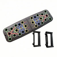Compact Folding Push-up Board Non-Slip Push-up Board with Detachable Handles Stable Home Gym Equipment Secure for Fitness Enthusiasts