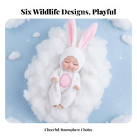 Sleeping Baby Doll Safe and Mini Reborn Doll Assorted Styles Changeable Clothes for Girls, Stocking Stuffers, Play Hours
