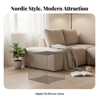 Sofa Side Table Multi-Use Bedside Sturdy Table Build Storage Rack for Living Room