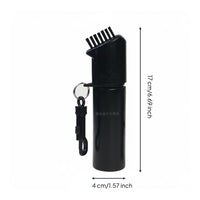 Detachable Design Golf Club Cleaning Brush With Clip Golf Club Cleaner Refillable for Golfers