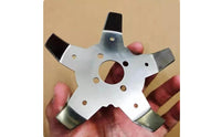 Lawnmower Anti-Winding Plate Prevents Jamming Anti-Snag Trimmer Blade Increases Efficiency Star-Shaped Grass Deflector for Lawn Care, Gardening