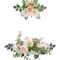 Wedding Welcome Sign Lightweight Wedding Board with Flowers Elegant Unique for Brides, Reception, Bridal Shower