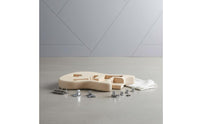 Unfinished Electric Guitar Body Sanded Smooth Instrument Component for Luthiers