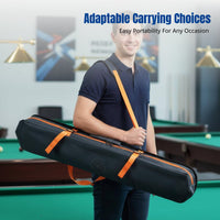 Billiard Cue Case, Large Head, Multi-Carry, Sturdy Build, Modern Look