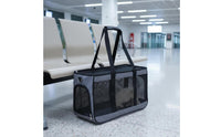 Mesh Pet Travel Bag Lightweight Shoulder Pet Carrier Easy to Ventilated Mesh Dog Transport Tote for Cat Owners, Outdoor