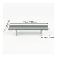 Elevated Model Highway Overpass Textured Scale Model Bridge for Collectors