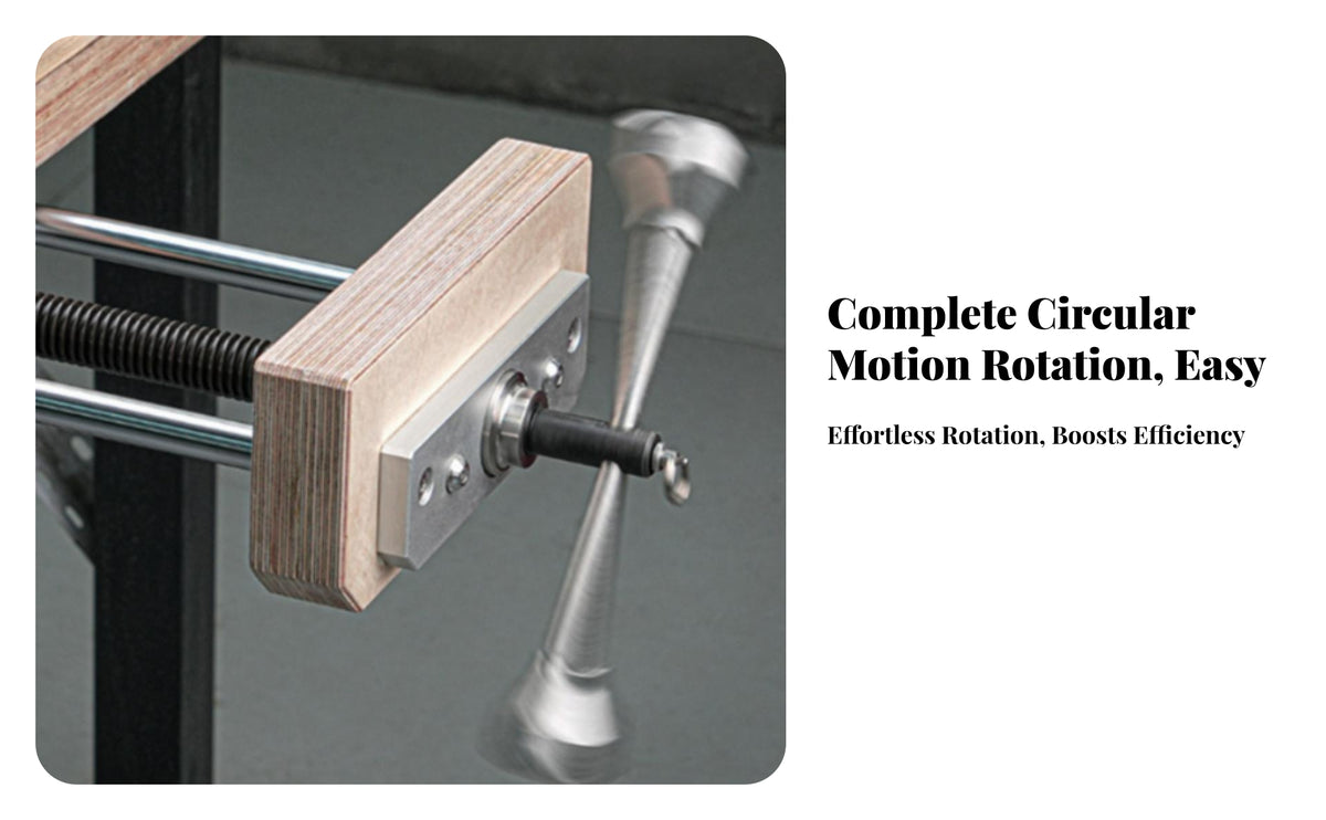 Easy Installation Carpentry Bench Vise Workshop Equipment Threaded Screw for Workbench