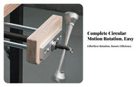 Easy Installation Carpentry Bench Vise Workshop Equipment Threaded Screw for Workbench