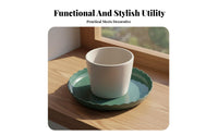 Flower Pot Saucer Prevents Spills Flower Pot dripping Tray Sturdy Round Plant dripping Tray for Gardeners, Homeowners, Garden, Balcony, Outdoor