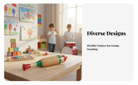 musical education approach Compatible Croaking Frog Guiro Early Music Education Croaking Frog Rasp touch Stimulation Percussion Instrument hardwood Wood Carving for Children, Preschoolers, Kindergarten, Daycare center, Classroom, Playroom