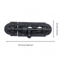 Door Latch Rust-Resistant Sliding Bolt Latch Easy to Install Hardware for Garden Gates