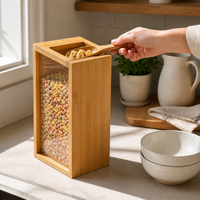 Wooden Multi-functional Storage Rack for Home Organization