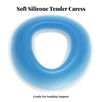 Soft & Comfortable Silicone Face Cradle Skin-Friendly Prone Position Pillow Leaves No Marks for Estheticians, Masseuses, Medical Facility