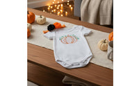 Halloween Infant Bodysuit Soft Material Embroidered Infant Bodysuit Skin-Friendly Short Sleeve Halloween Outfit for Young Children, Costume Parties