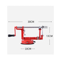 Crank Handle Countertop Apple Peeling Tool Suction Base Manual Apple Peeling Tool Metal Kitchen Tool Glossy Finish