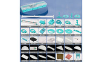 Educational Optics Experiment Kit with Carrying Case Hands-on Physics Optics Experiment Kit Portable Allcomplete for Homeschoolers, Classroom