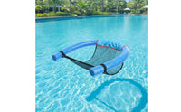 Comfortable Water Floating Chair with Mesh Seat Detachable Pool Lounger with Mesh Seat High-Density Foam Pool Lounger with Arm Rings Solid-Core for Adults, Vacation