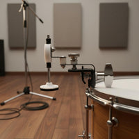 Snare Drum Mute Overtone Reduction External Drum Sound Dampener Control Music Accessory for Rehearsal, Studio