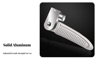 2 Pieces Anti-Slip Electric Scooter Rear Pedals Easy Installation Aluminum Alloy Foot Pegs Heavy Duty