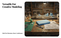 Firm-Density Foam Block Easy to Shape Model Terrain Foam Scene Display Modeling Block Versatile Craft Material for Hobbyists