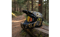 Full Face Motocross Helmet Eyewear-Compatible-Compatible Full Face off-Road Helmet Ventilated Safeguarding for Motorcyclists