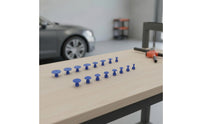 18 Pieces Dent Puller Tabs Reusable Puller Tab Plastic for DIYers