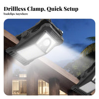 Outdoor Clip on Solar Light Tool-Effortless Installation Clamp-On