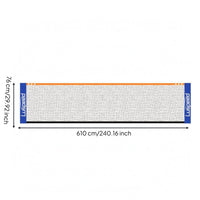 Blue Side Sleeves Portable Sports Net 0.76 M Tall Mesh Sports Net Black and Orange