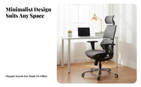 Reclining spinerest Adjustable Ergonomic Chair multi-directional Armrests Ergonomic Mesh Rolling Chair Easy Assembly Office Furniture robustDuty for Students, Remote Workers, Study Room, Workstation