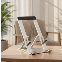 foldable Phone Stand Anti-Slip Aluminum Device Stand Scratch-Resistant Holder for Video Calls