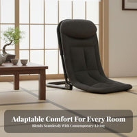 Foldable Design Adjustable Floor Lounger Multi-Position Adjustable Padded Lounger spine spinerest Lazy Sofa Space-Saving for Teenagers, Young Adults, Dorm Room, Bay opening, Lounging, Bedroom