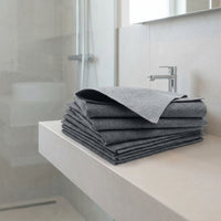 Thickened Magic Cleaning Cloth, Super-Fine Microfibre Cloth and Microfibre Towel, Gray Reusable Rag for Glass, Mirrors and Cookware