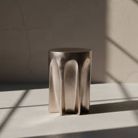 Aluminum Cylinder ornament Minimalist Geometric Sculpture Lustrous Decorative Piece for Interior Designers