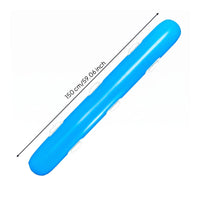 Grip Handles Inflatable Swimming Buoy Bar Rounded Ends PVC Swim Buoy Bar Printed Markings Inflatable Swimming Aid Glossy