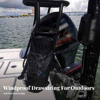 Boat Waste Bag Trash Bag Drawstring Closure Hanging Boat Garbage Container for Boaters, Fishermen, Boating, Fishing