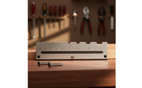 Wall Mount Hex Wrench Organizer Easy Access Wrench Rack Aluminum Alloy and Stainless Steel Hex Key Holder for Mechanics, Woodworkers