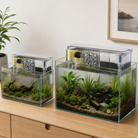 Acrylic Aquarium Filter Box 3-in-1 Water Circulation Oxygenation and Bacteria Cultivation