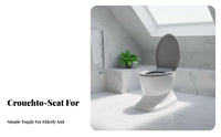 low-level Toilet Converter Seat Portable Mobility Aid Multi-Functional for Seniors