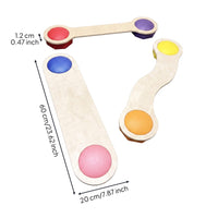 3 Pieces Sensory Training Boards Wood Children Balance Boards for Exercise