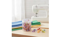 50 Pieces Sewing Clips with Storage Jar Non-Slip for Quilters