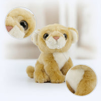 Lion Cub Stuffed Soft Lion Cub Stuffed Animal Toy High Quality Safety Tested for Children, Playroom, Nursery
