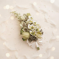Waterfall Design Bridal Floral Arrangement Hand-Tied Waterfall Bridal Floral