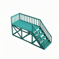 Miniature Staircase Model Detailed Resin Stairs Model Scene Model Staircase Steps Resin Stairs Structural Supports
