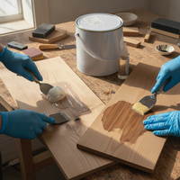 Wood Putty Filler for Furniture and Flooring Repair, PE Poly Putty