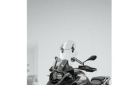Windshield Extension Universal Windshield with Clamp Transparent Wind Deflector with Fasten on Mount for Riders, Long Distance Riding
