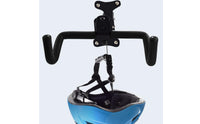 Wall-Mounted Bike Rack Matte Black Cycle Display Rack Wall-Mounted Bike Hanger Two-Hook Fixed for Indoor