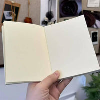 Portable Red Checkered Notebook Sturdy Cover Memo Pad for Students, Study