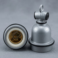 E27 Lamp Holder for Reptile Heat Lamp Holder, Ceramic Interface Bulb Holder for Snake and Turtle, Die-Cast Aluminum Housing, E27 Lamp 1 Pack