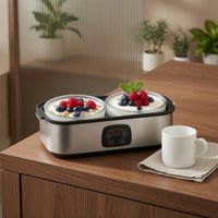 Digital Control Panel Electric Yogurt Maker Clear Lid Stainless Steel Yogurt Maker Rectangular Design Automatic Fermenter Low Power