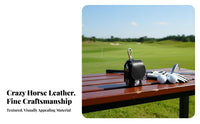 Sport Sphere and Tee Holder Holds 2 Balls Waist Fastener Sport Pouch Small Size Portable